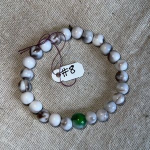 Handmade Glass Bead Bracelet (#8-14) (Choose One)